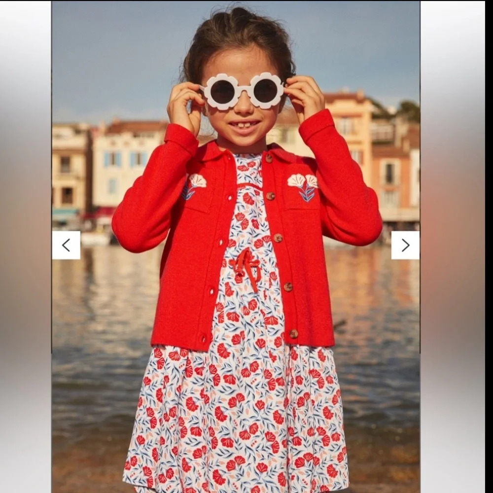 Sergent Major Floral Sailor Dress
